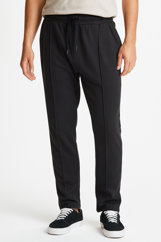 Pleated Black Trousers