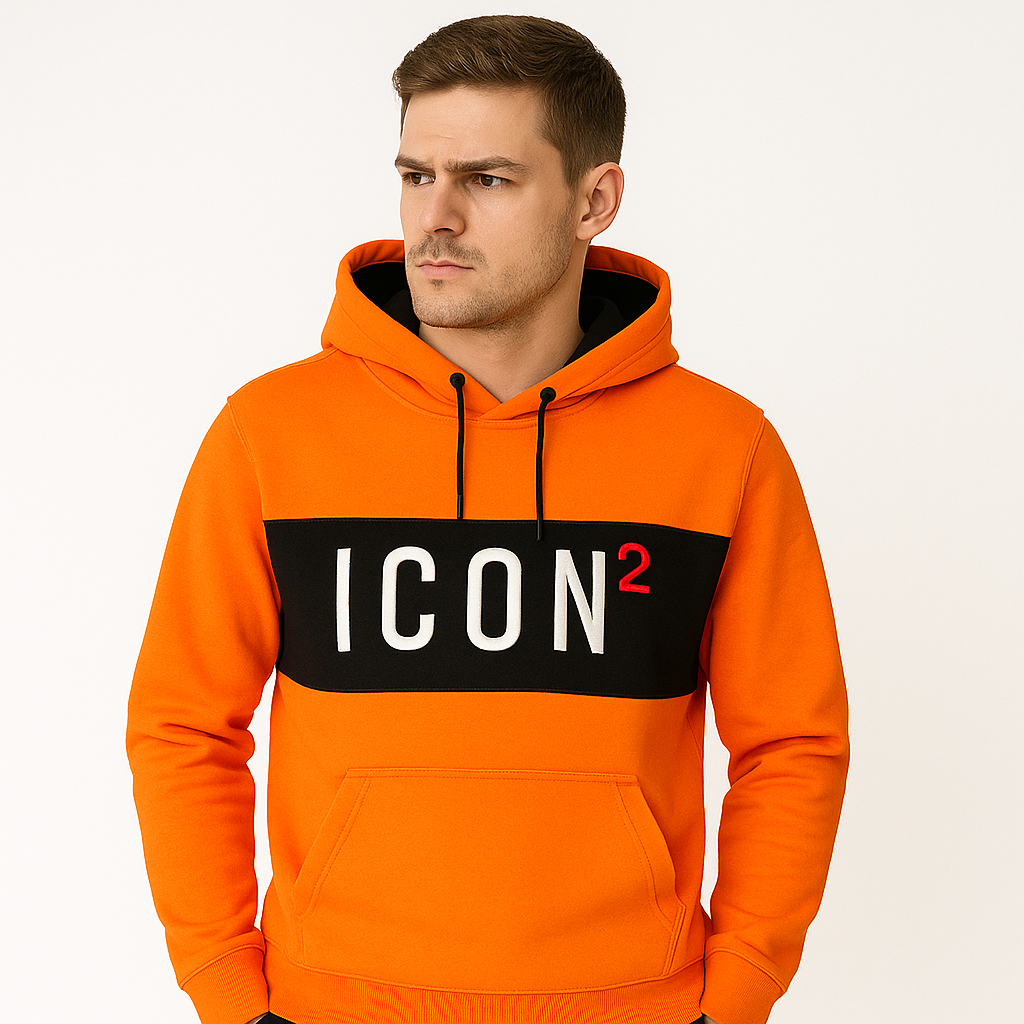 Orange & Black ICON² Hoodie