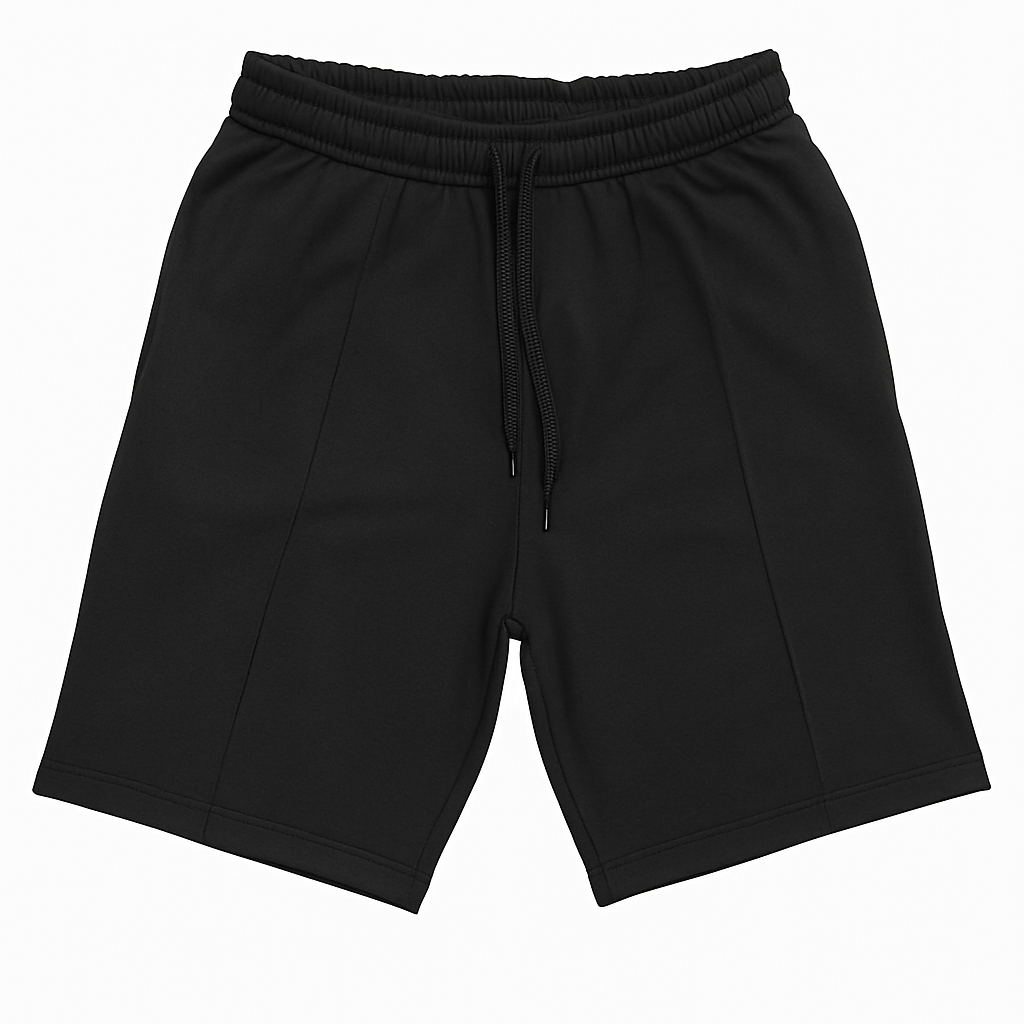 Men’s Essential Black Drawstring Shorts