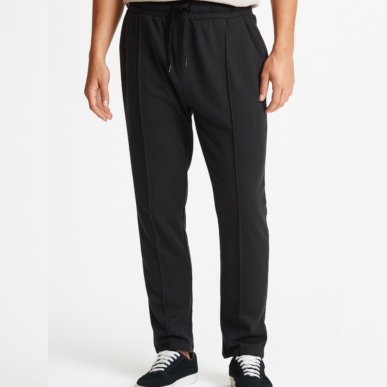 Pleated Black Trousers