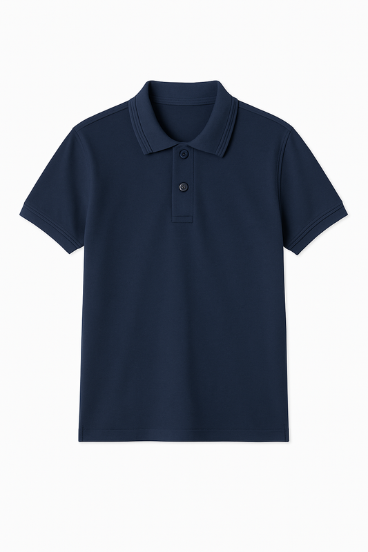 Classic Navy Blue Polo Shirt