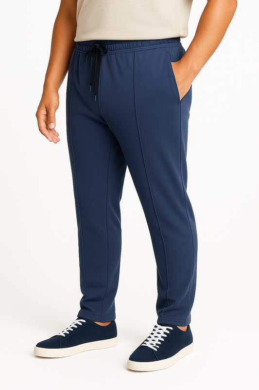 Pleated Cool Blue Trousers