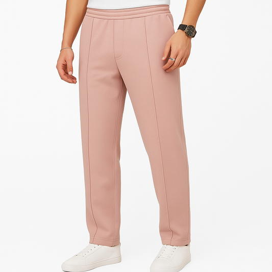 Pleated Camel Brown Trousers