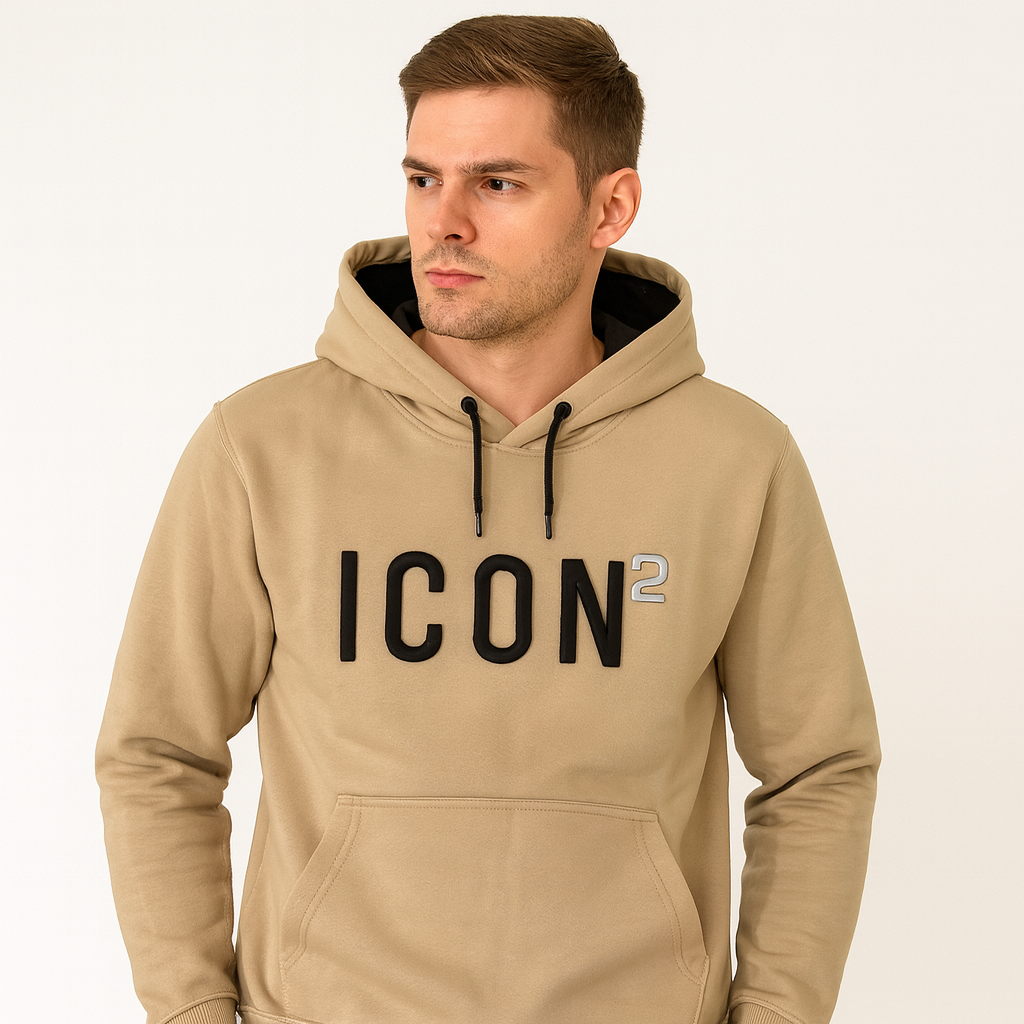 Beige ICON² Hoodie