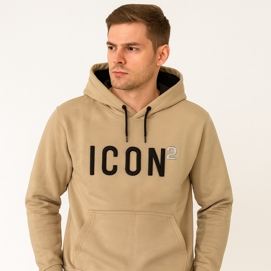 Beige ICON² Hoodie
