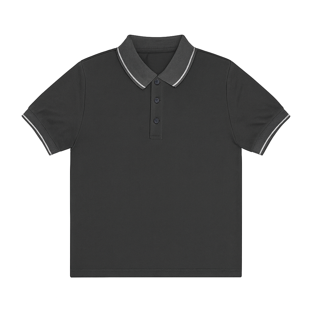 Elite Edge PK Polo – Textured & Durable PK Knit Fabric (Grey)