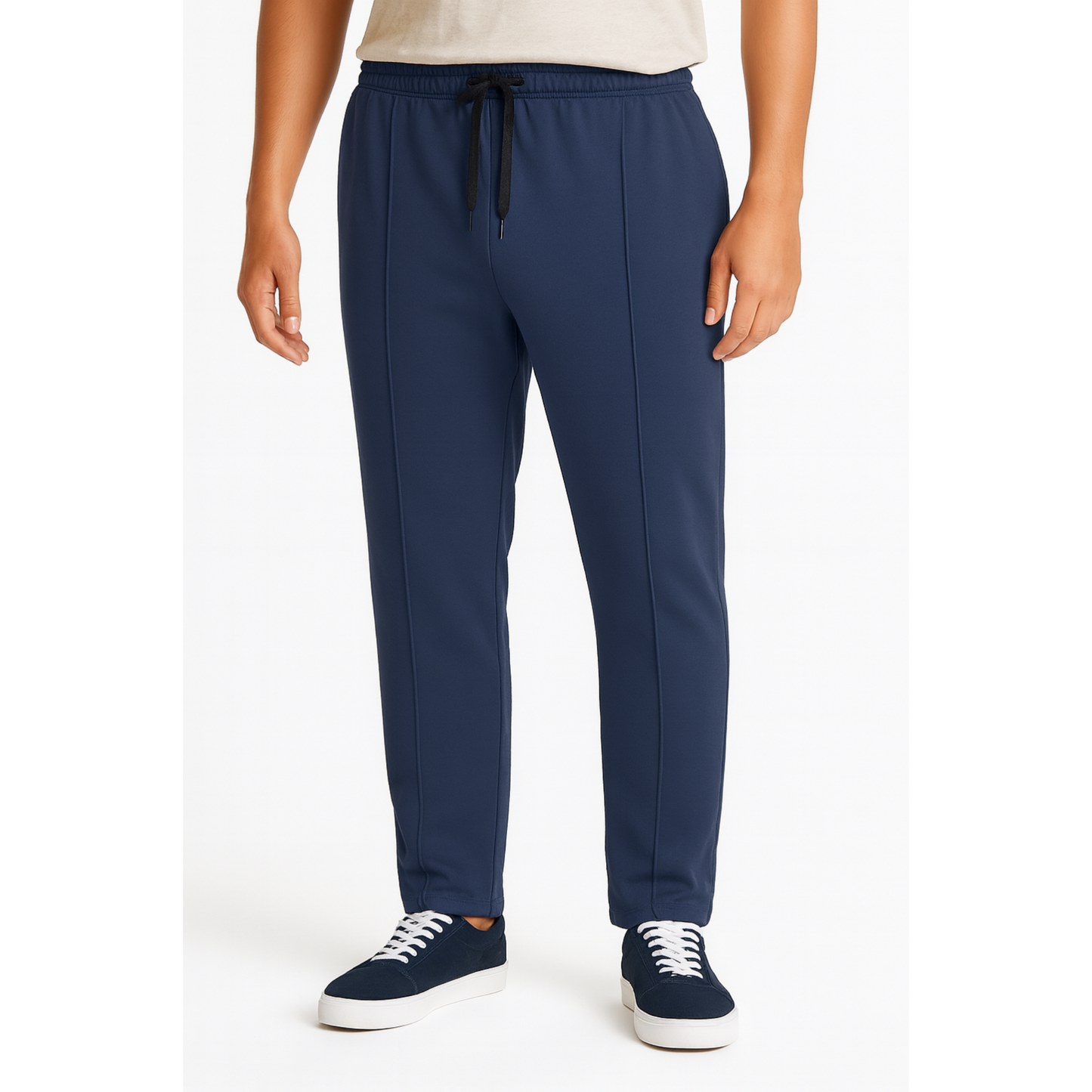 Pleated Cool Blue Trousers