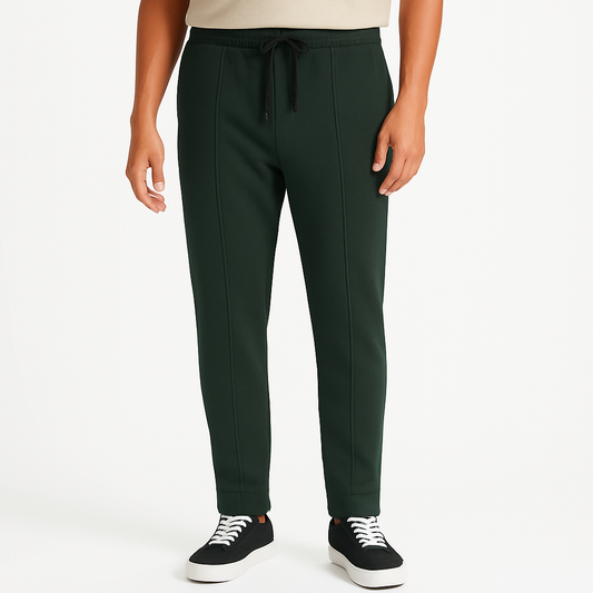 Pleated Dark OliveGreen Trousers