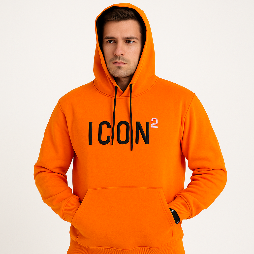 Orange with Black ICON² Hoodie